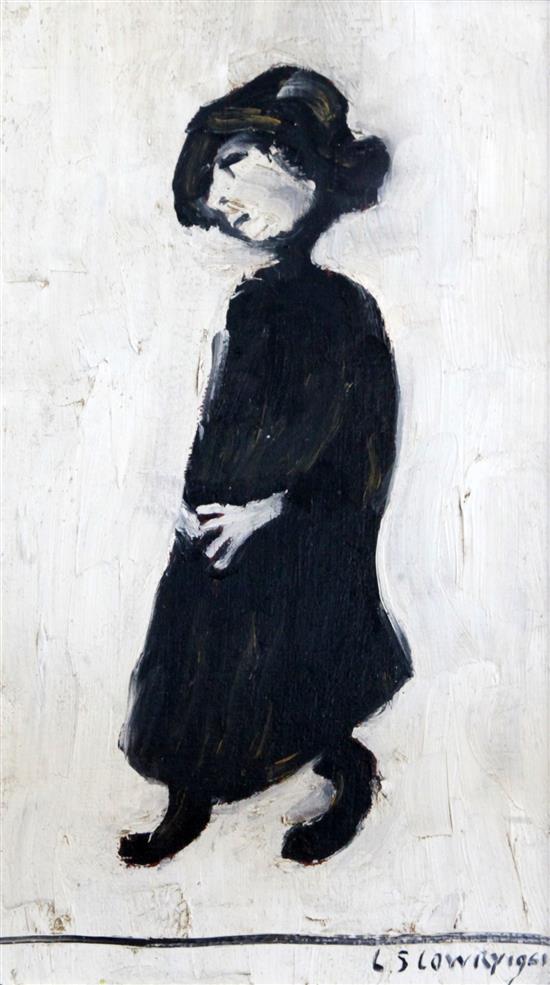 After Lawrence Stephen Lowry (1887-1976) Study of a woman 11.5 x 7in.